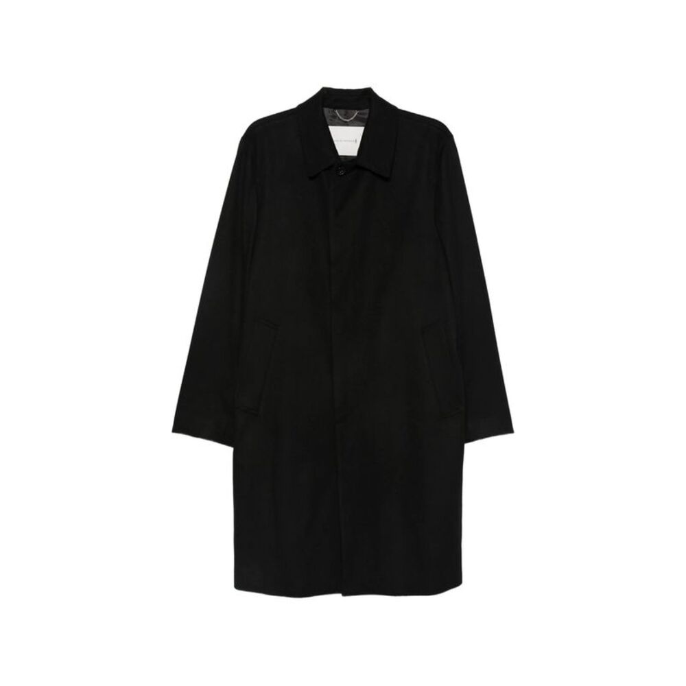 Mackintosh Black Coats - Single Breasted Coats Men